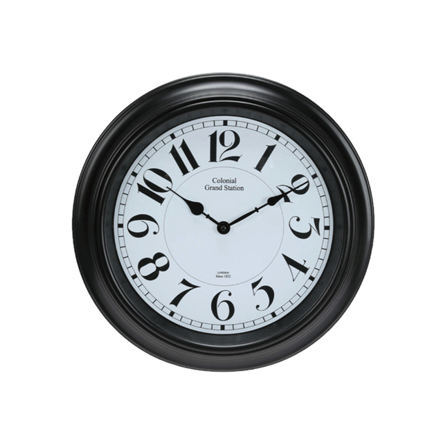 Horloge COLIN coloris noir