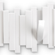 UMBRA Patère Sliding Blanc