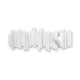 UMBRA Patère Sliding Blanc