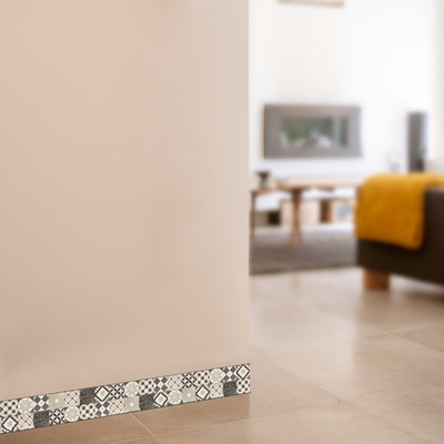 Plinthe Carreaux de ciment Gris