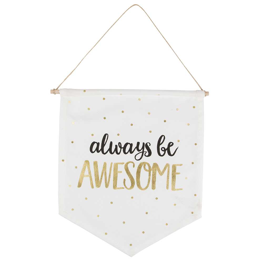 SASS & BELLE Kakémono déco Always be awesome 