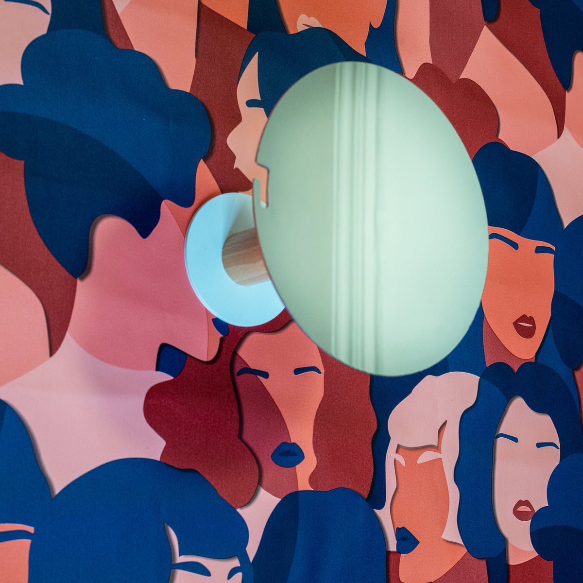 Patère double fonction Aura Beige