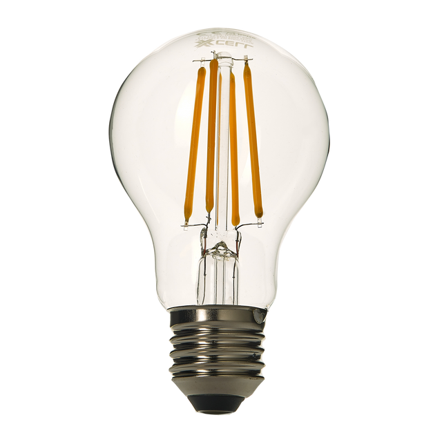 Ampoule LED SPHERE 60W E27 lumière chaude jaune 8 x 5 cm