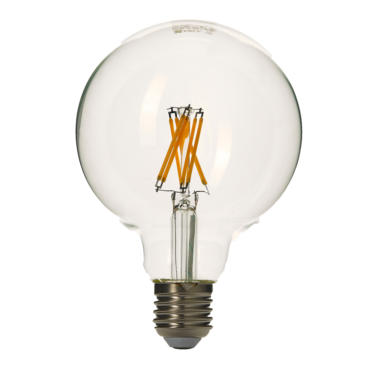 Ampoule Led globe xl g95 60w e27 lumière chaude Jaune