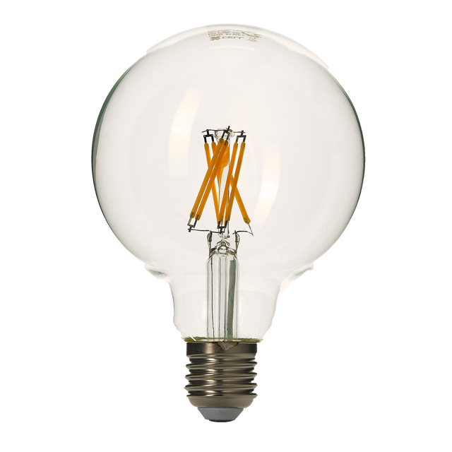 Ampoule LED GLOBE XL G95 60W E27 lumière chaude jaune 8 x 5 cm