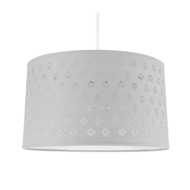 Suspension FLORALIA coloris gris 40 x 40 cm