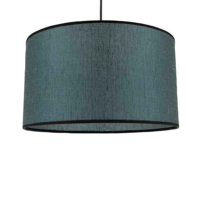 Suspension BARBARA coloris bleu paon 18 x 29 cm