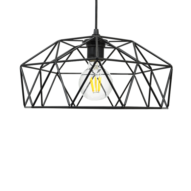 Suspension BLAST coloris noir 15 x 32 cm