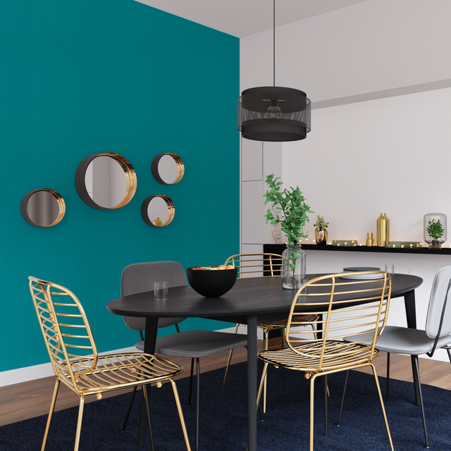 Suspension HOLOGRAM coloris noir 22 x 38 cm