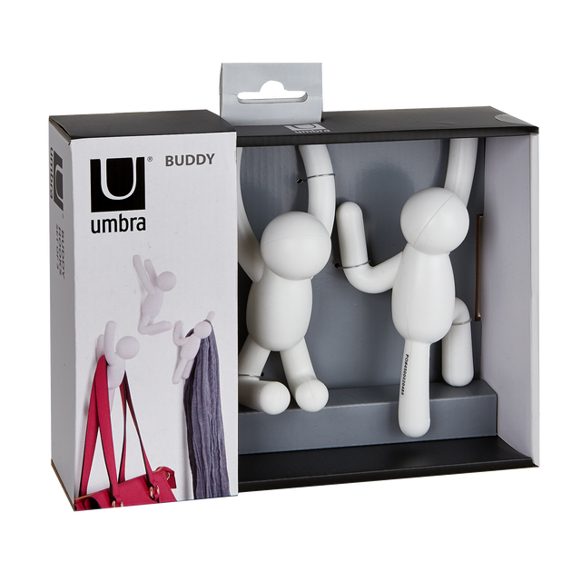 Umbra Patère BUDDY coloris blanc