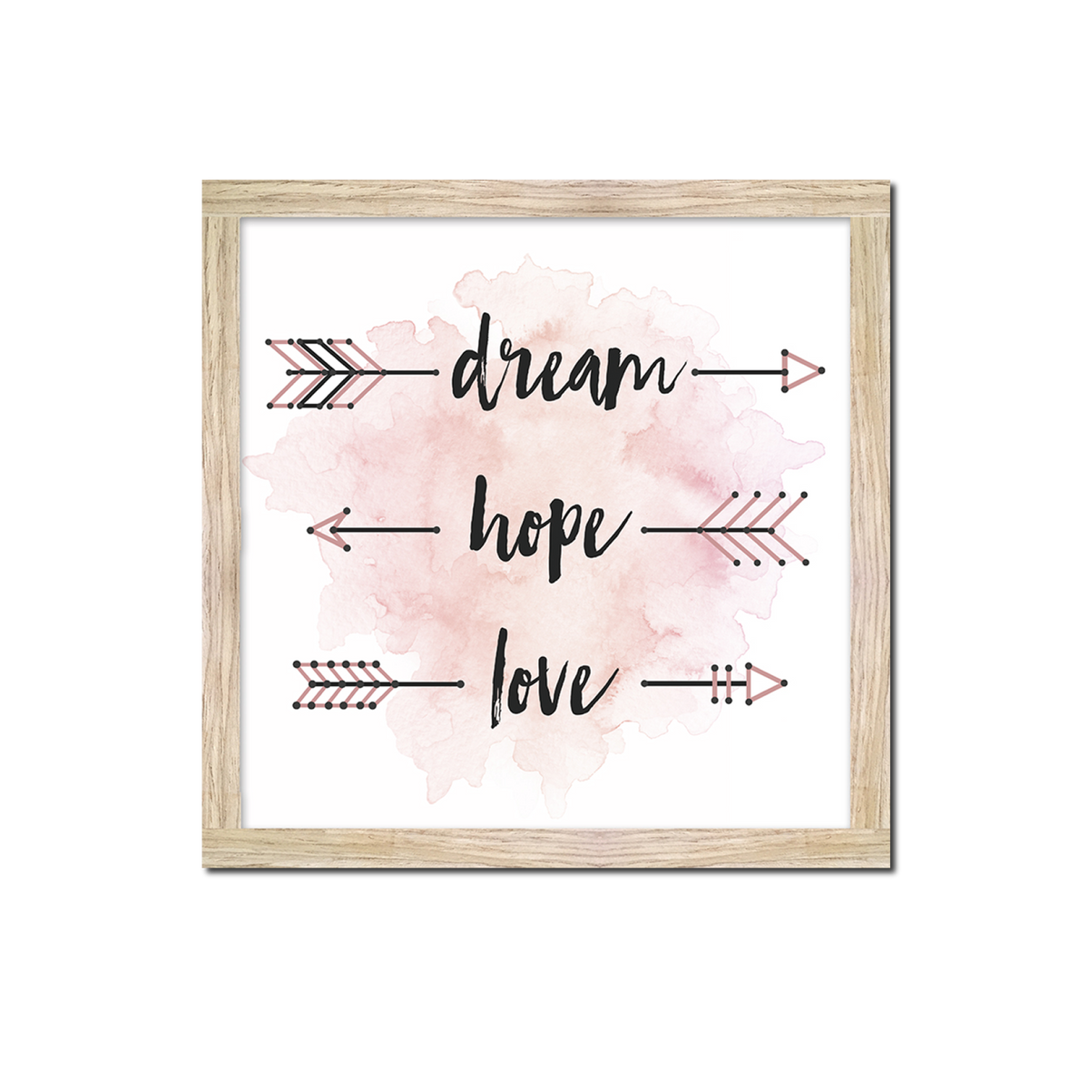 Tableau embelli Arrows art Rose