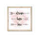 Tableau embelli Arrows art Rose