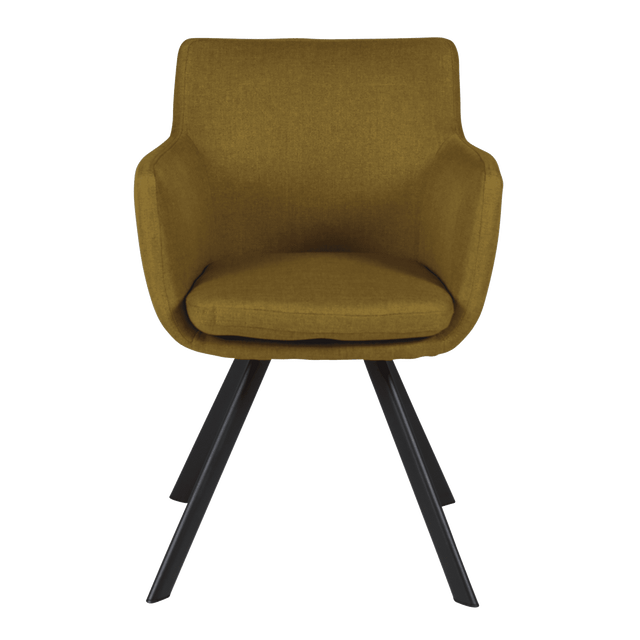 Zago Fauteuil CARL coloris moutarde