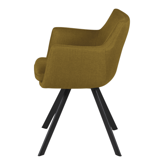 Zago Fauteuil CARL coloris moutarde