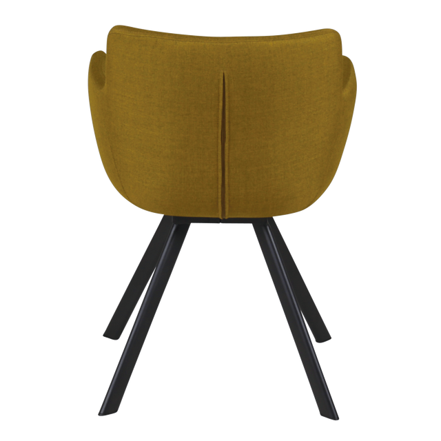 Zago Fauteuil CARL coloris moutarde