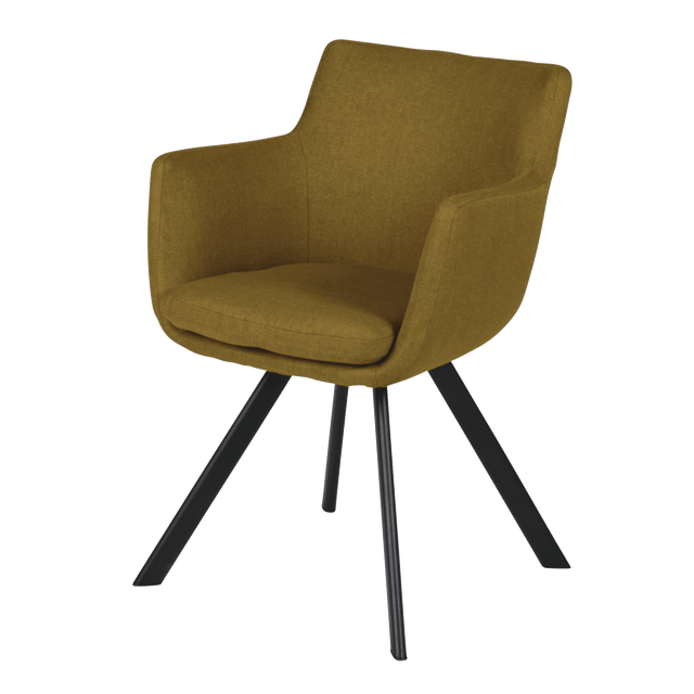 Zago Fauteuil CARL coloris moutarde