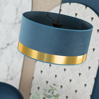 Suspension Velvet Bleu 