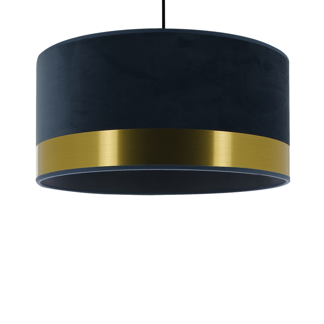 Suspension VELVET coloris bleu 18 x 39 cm