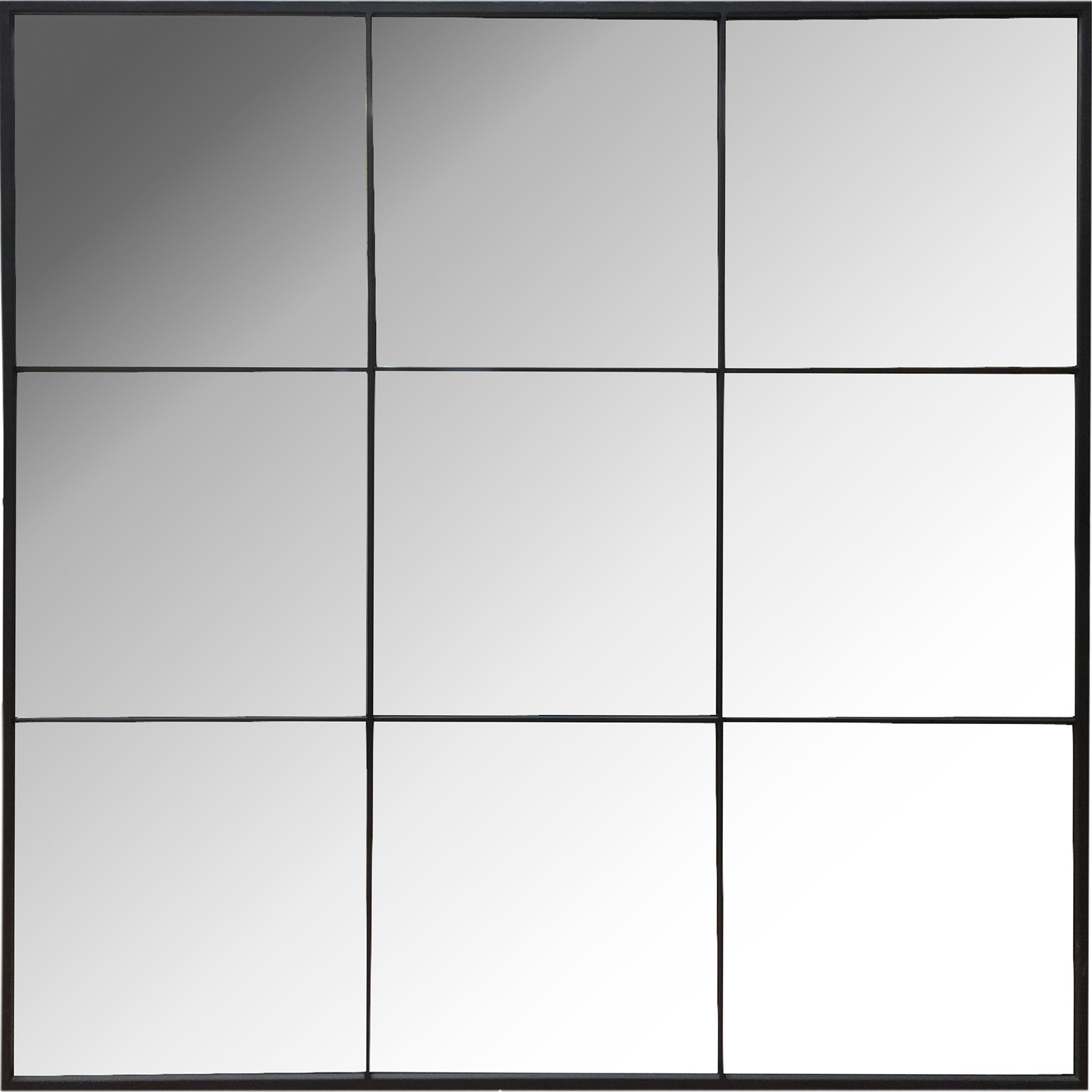 Miroir industriel EUGENE 80 x 80 cm