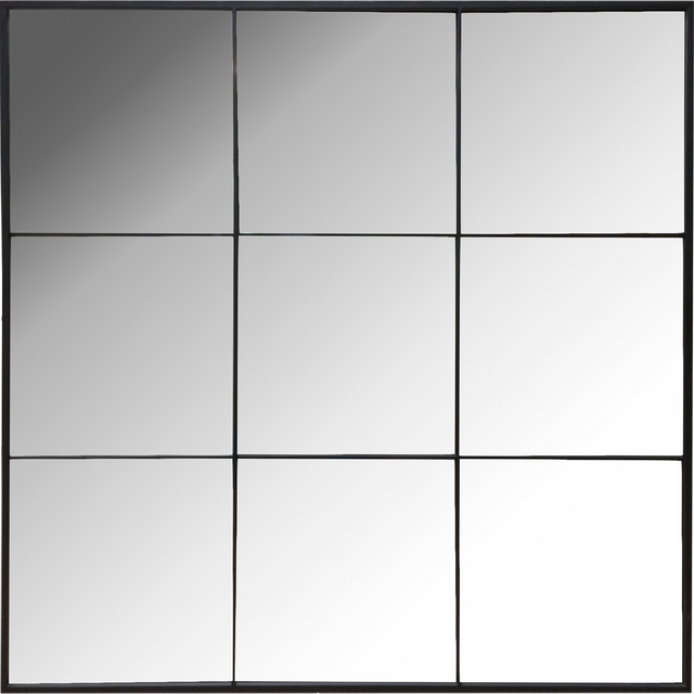 Miroir industriel EUGENE 80 x 80 cm