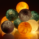 Guirlande lumineuse boule Vintage Jaune moutarde