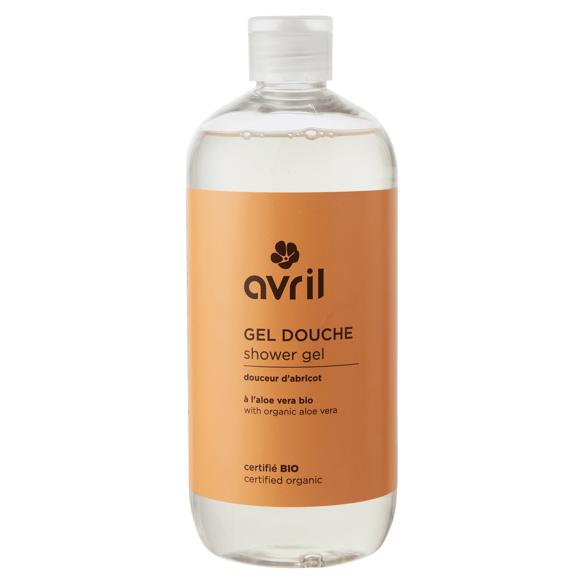 AVRIL Gel douche Douceur d'abricot Orange Abricot 500ML
