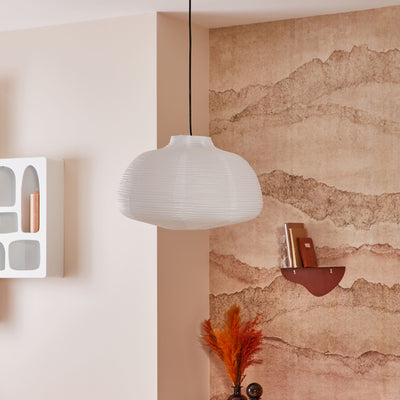 Abat-jour boule papier Nuage Blanc