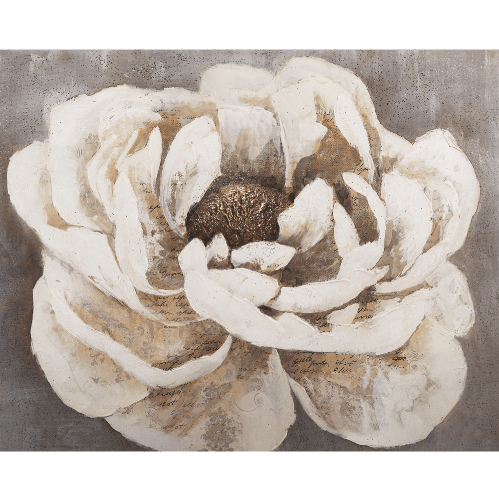 4MURS Toile peinte White poesie Blanc