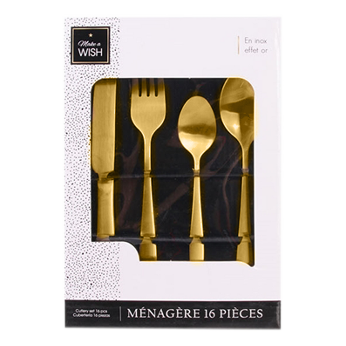 Coffret couverts Elko Or