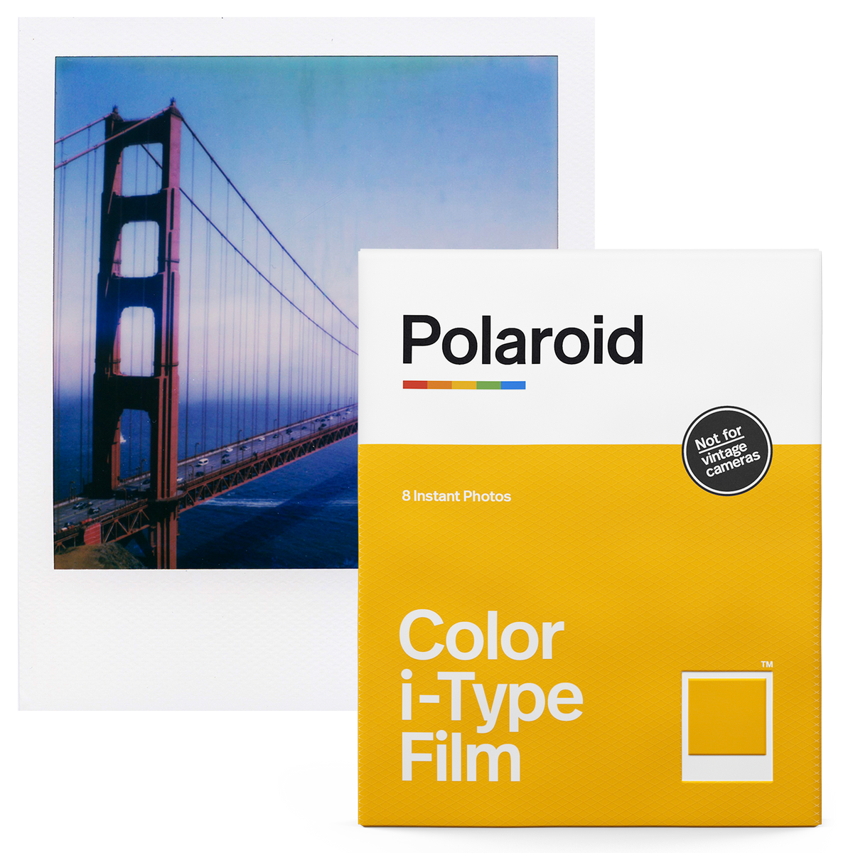 POLAROID Photographie Color film i type x polaroid Blanc