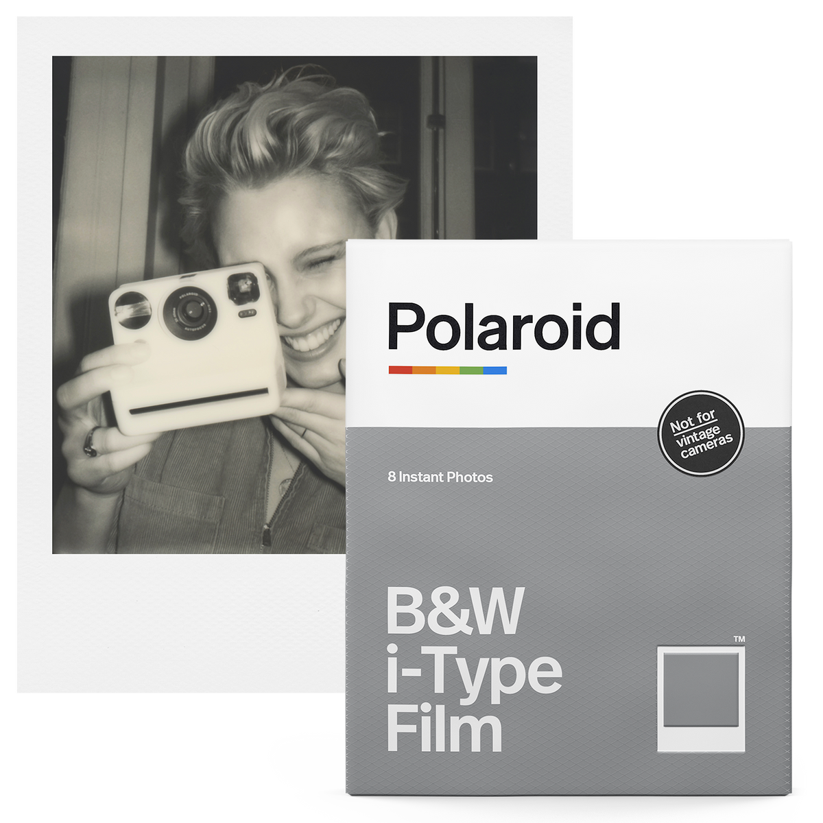 POLAROID Photographie B&w film x polaroid Blanc