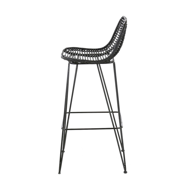Zago Tabouret de bar FRESH coloris noir