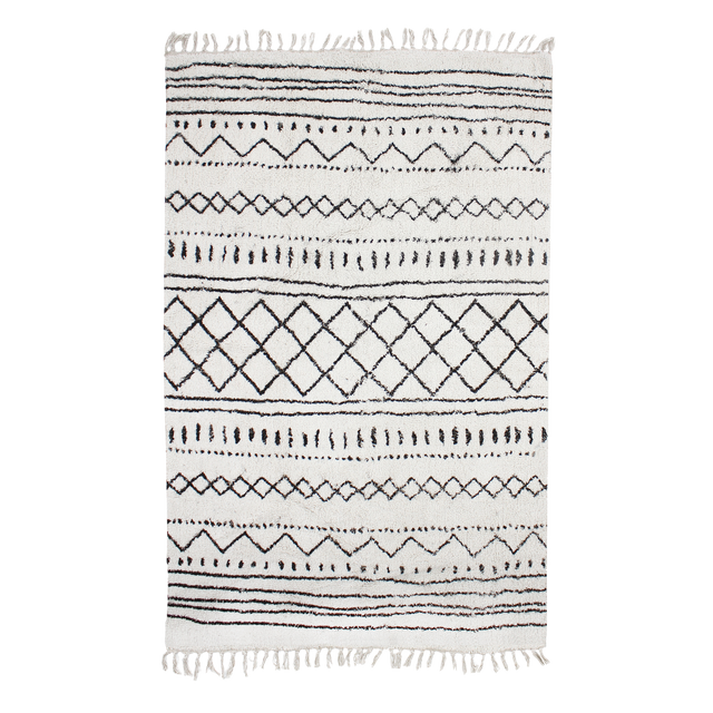 Tapis LAÏLA coloris blanc 130 x 190 cm