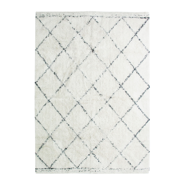 Tapis FARAH coloris beige 130 x 190 cm