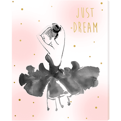 4MURS Toile imprimée Ballet stars Rose