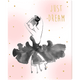 4MURS Toile imprimée Ballet stars Rose