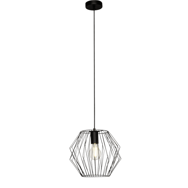 Suspension NORIS coloris noir 23,5 x 28 cm