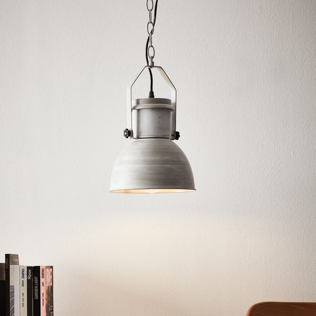 Suspension SALFORD coloris gris 50 x 23 cm