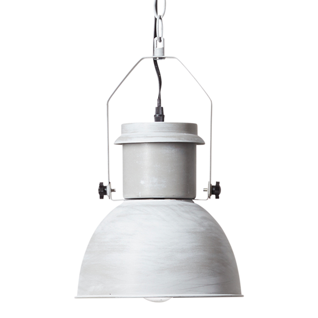 Suspension SALFORD coloris gris 50 x 23 cm