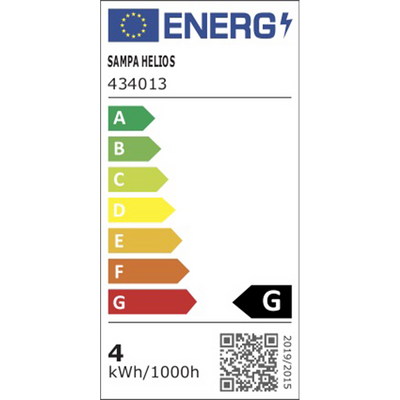 Ampoule Led globe ambre filament 25w e27 95 mm Jaune
