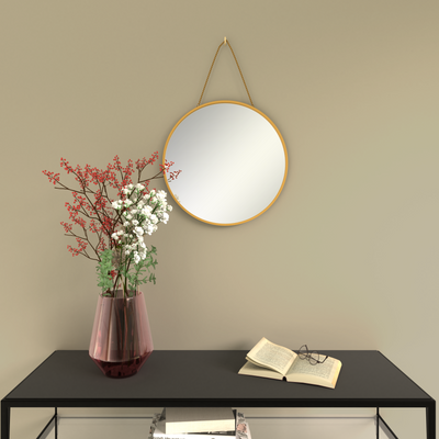 Miroir en métal Dori Laiton