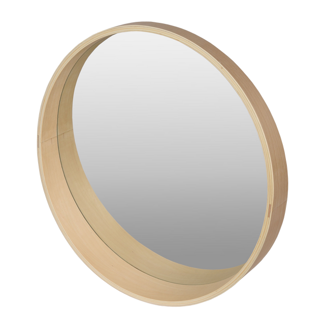 Miroir en bois BORJE bouleau