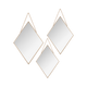 Miroir en métal Louna Or