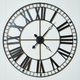 Horloge en métal Ismael Noir