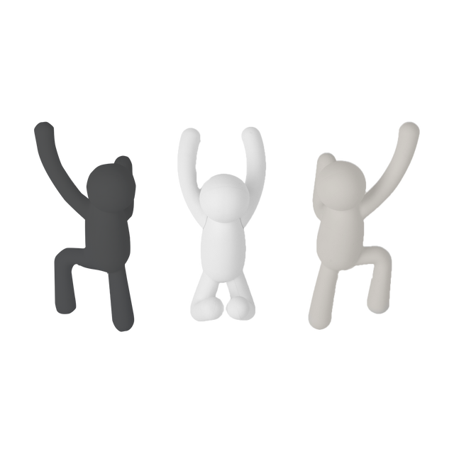 Umbra Patère BUDDY coloris gris