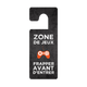 4MURS Déco de porte Zone de jeux Noir