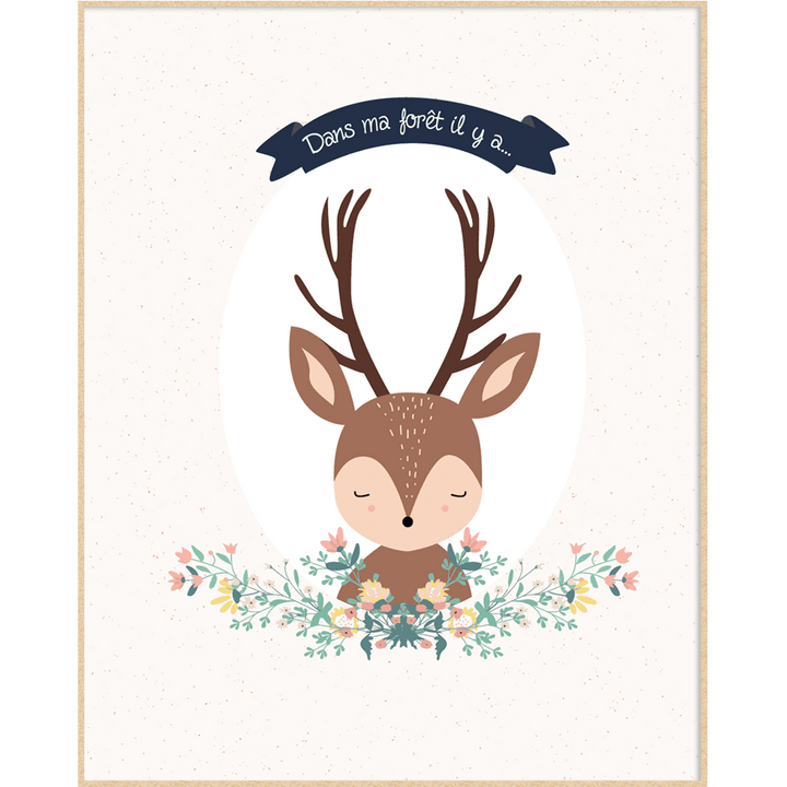 4MURS Tableau Forest land Brun