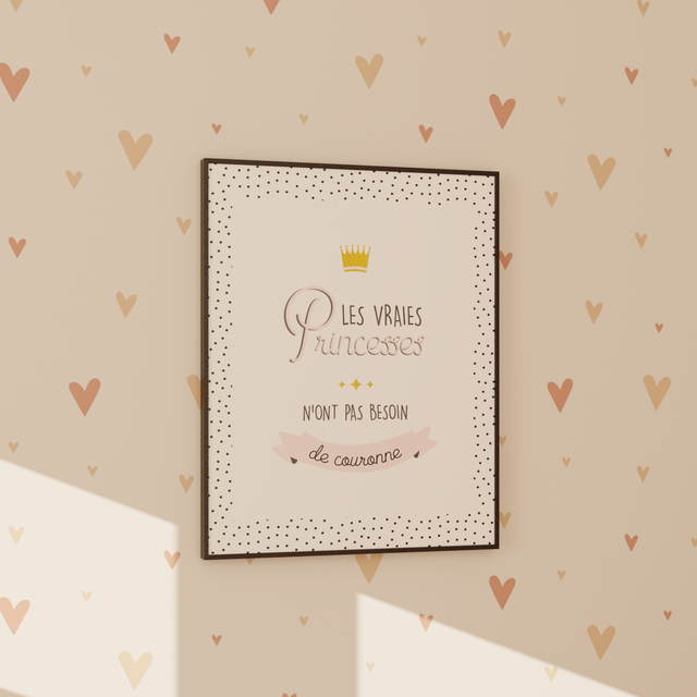 Tableau PRINCESSE coloris blanc