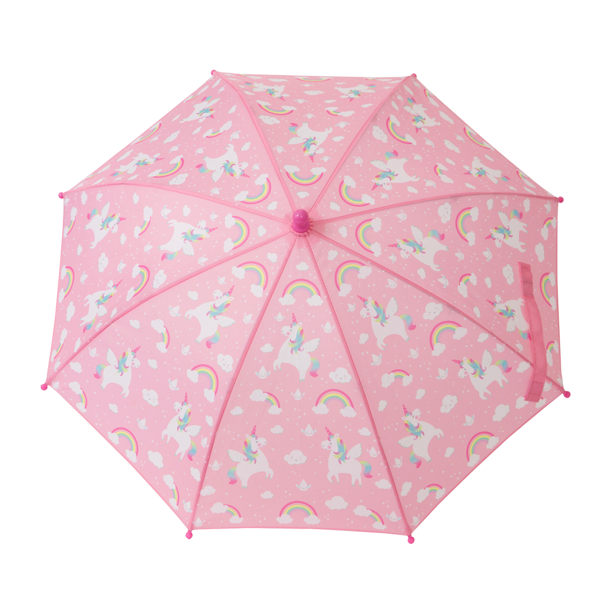 SASS & BELLE Parapluie Rainbow unicorn Rose