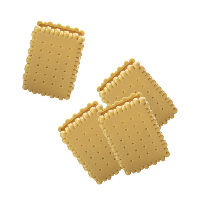 Kikkerland Pince sachet BISCUIT coloris beige